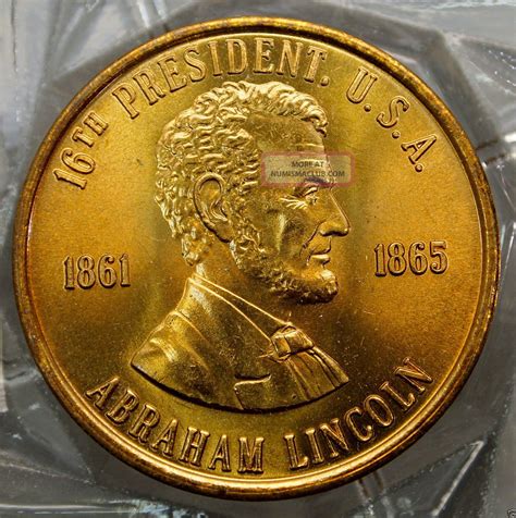 The coin is part of series The Presidential 1 Dollar Coins. . 1861 to 1865 abraham lincoln coin worth